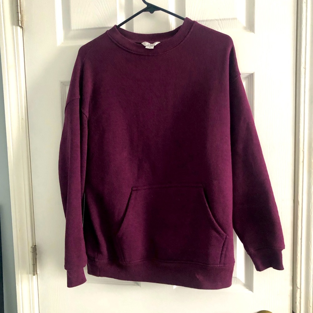Purple sweatshirt